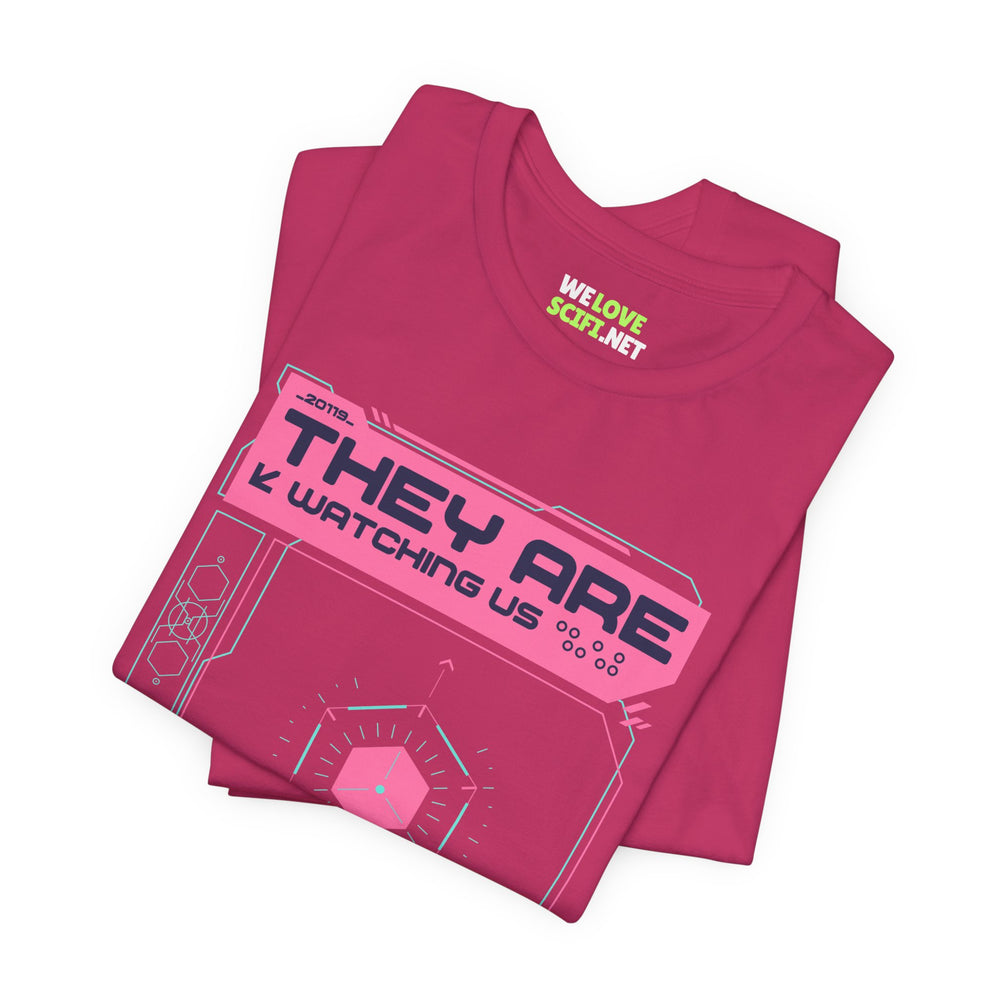 They Are Watching Us UFO Sci-Fi T-Shirt-welovescifi.net