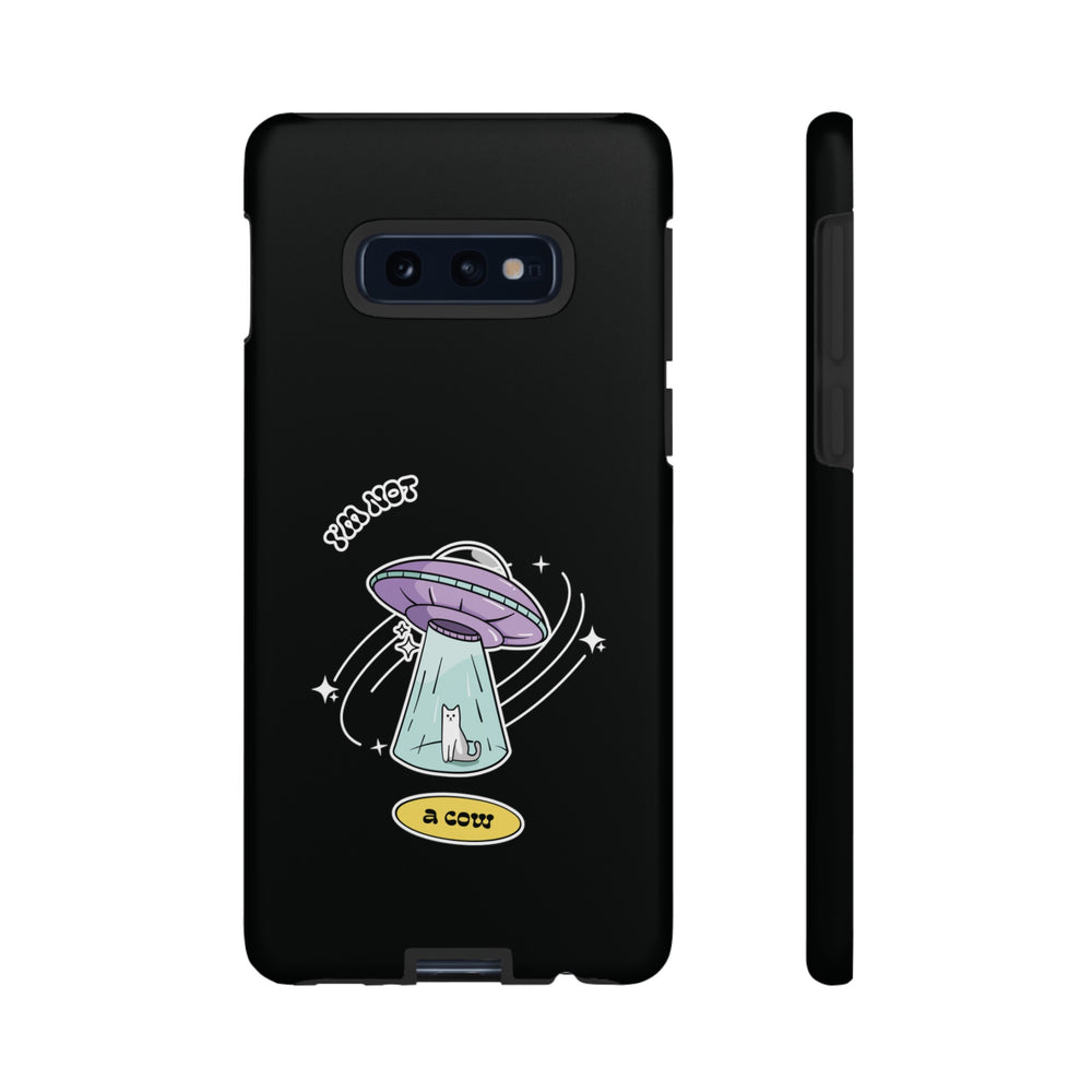 Sci-Fi UFO Samsung Galaxy Mobile Cases - Funny Roswell Cow