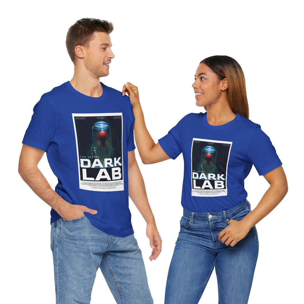 The Secret Dark Lab Retro Sci-Fi T-Shirt | We Love Sci-Fi