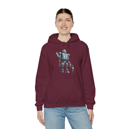 Bringing You Flower Robot Spaceart Sci-Fi Hoodie-welovescifi