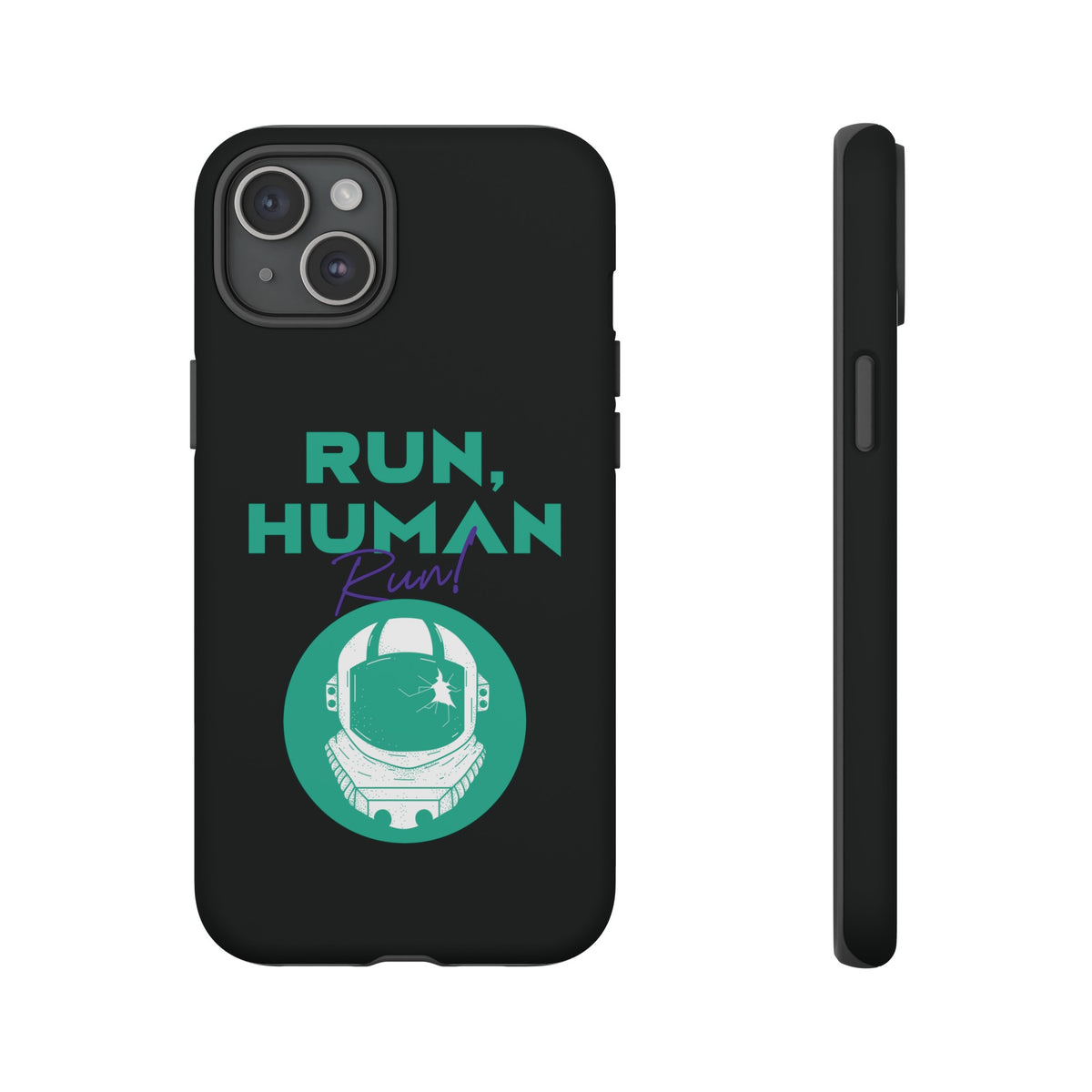 mobile cases-Run Human Run Sci-Fi Tough iPhone Mobile Cases