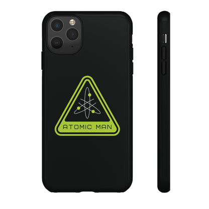 Atomic Man Retro Sign Sci-Fi Tough iPhone Mobile Cases