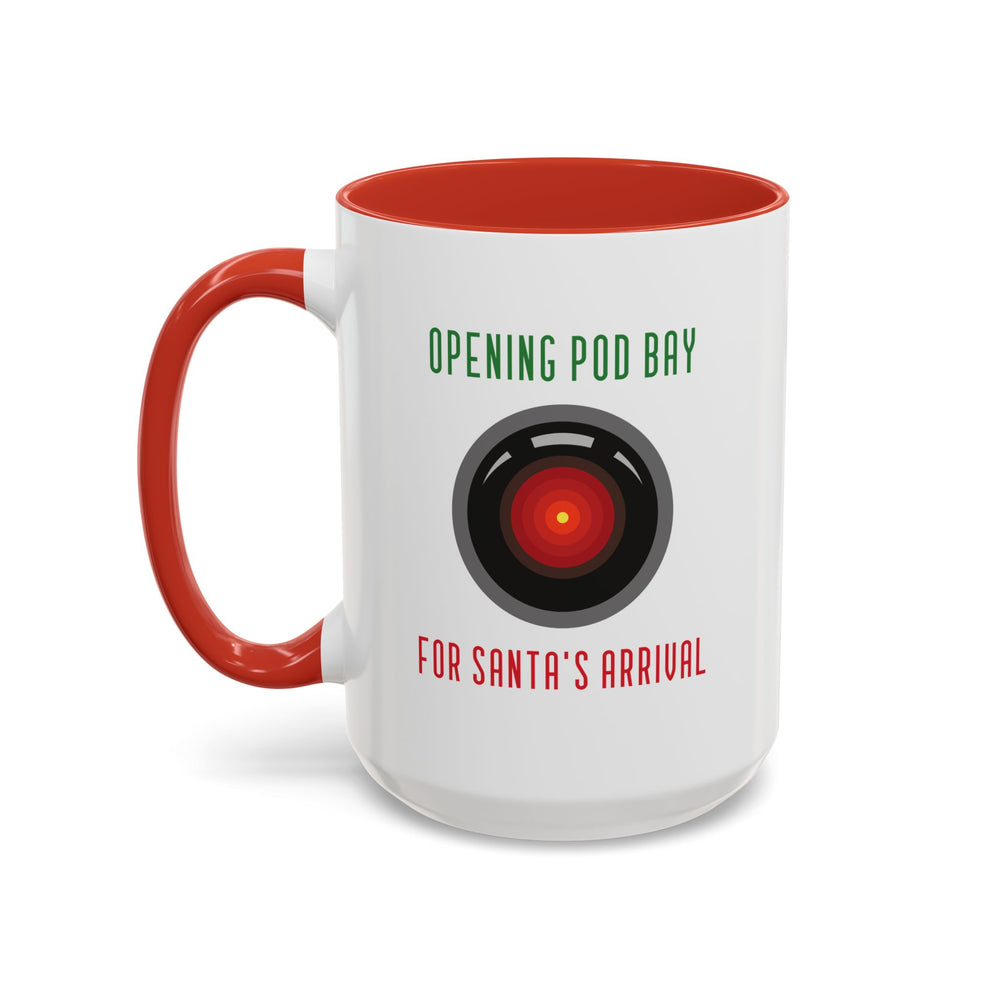 Opening Pod Bay Funny HAL9000 Christmas Accent Mug-welovescifi.net