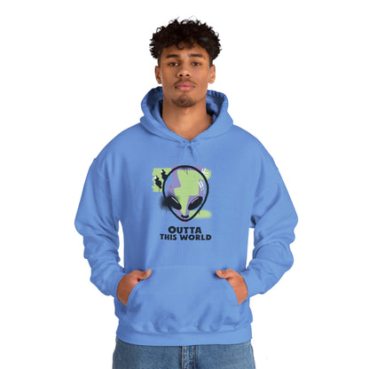 Grunge Alien Hoodie - Outta This World Style We Love Sci-Fi