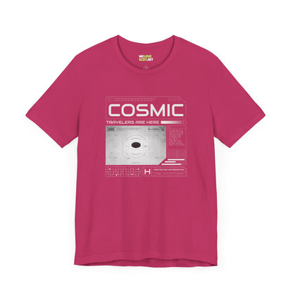 Cosmic Travelers Are Here UFO Sci-Fi T-Shirt-welovescifi.net