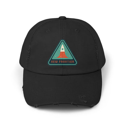 New Frontier Sci-Fi Distressed Cap – Unisex Sci-Fi Hat