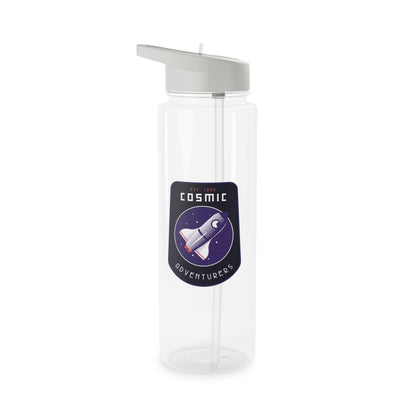 Cosmic Adventurers Astronaut Sign Tritan Water Bottle