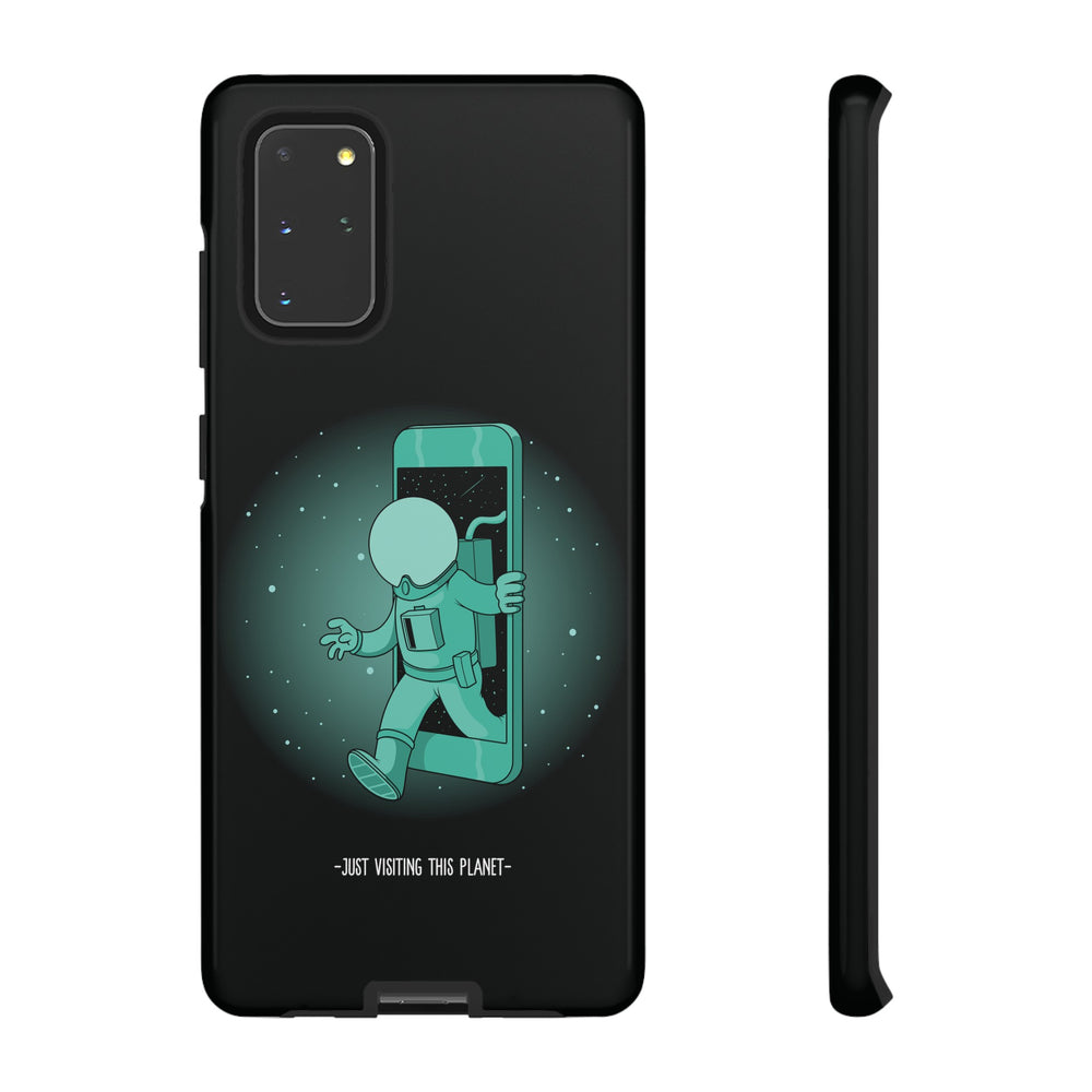 Funny Astronaut Mobile Cases - Just Visiting This Planet