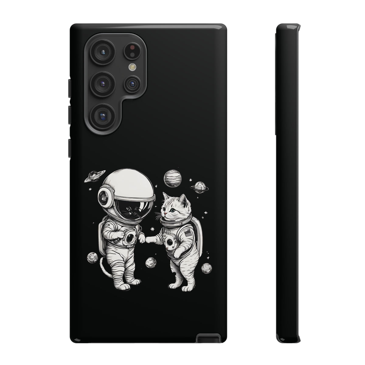 Space Kittie Samsung Galaxy Cases Tough Astronaut Cat Cover