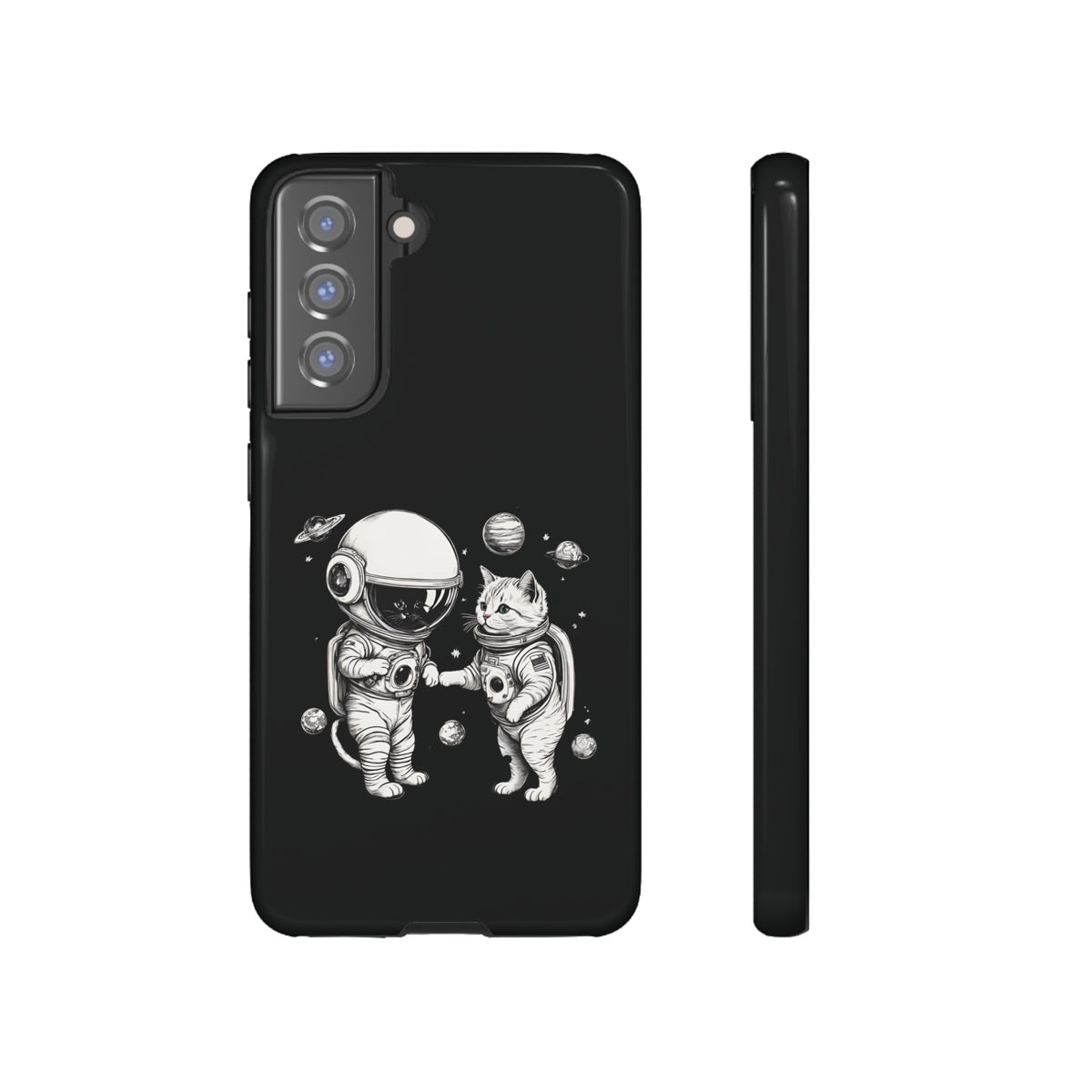 Space Kittie Samsung Galaxy Cases Tough Astronaut Cat Cover