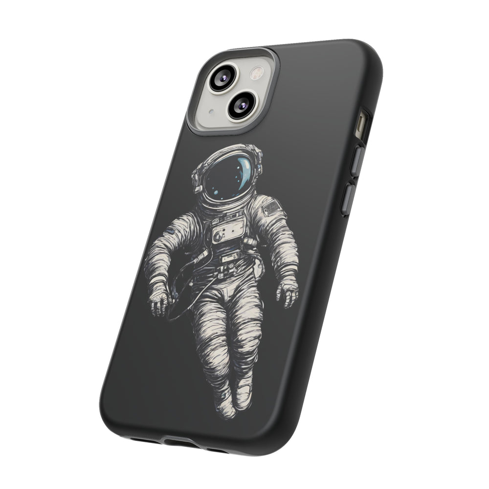 Floating Astronaut SpaceArt Sci-Fi Tough iPhone Mobile Cases