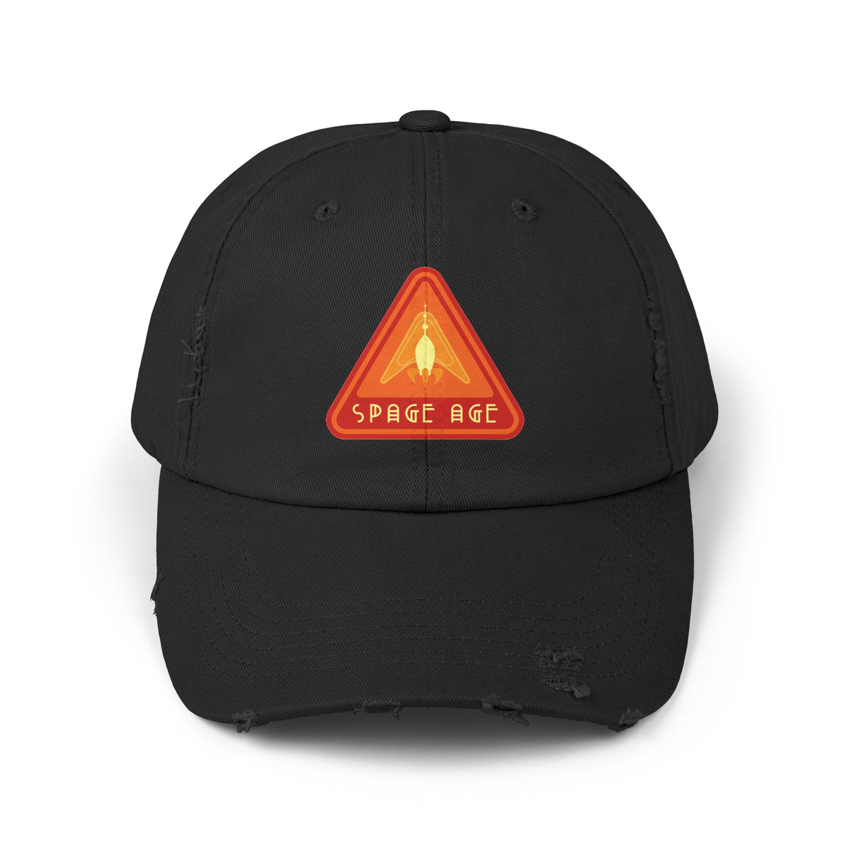 Space-Age Sign Unisex Sci-Fi Distressed Cap