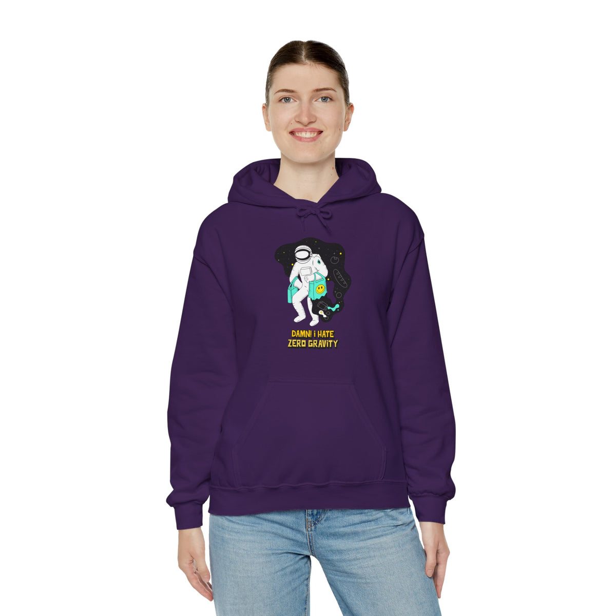 Zero Gravity Funny Astronaut Sci-Fi Hoodie-welovescifi.net