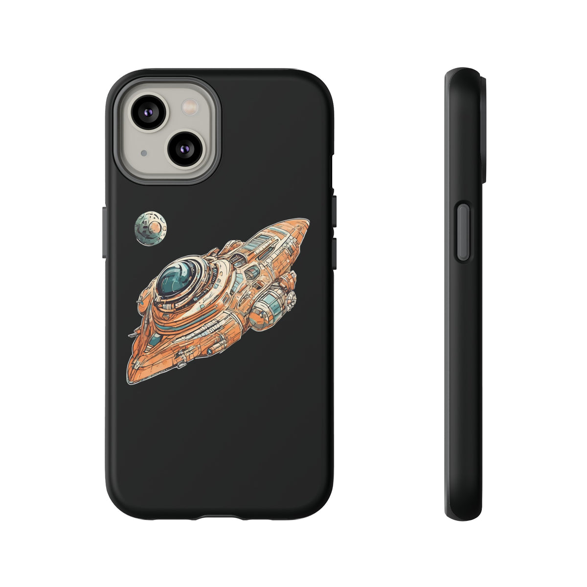 Durable Spaceship-76 Tough iPhone Cases