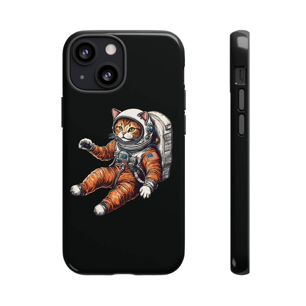 Redhead Spacecat iPhone Case - Tough Astronaut Mobile Cover