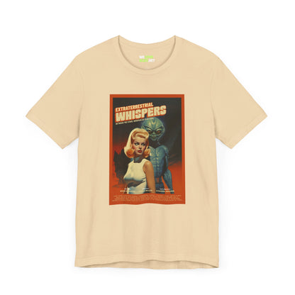 Extraterrestrial Whispers Retro Sci-Fi T-Shirt-welovescifi