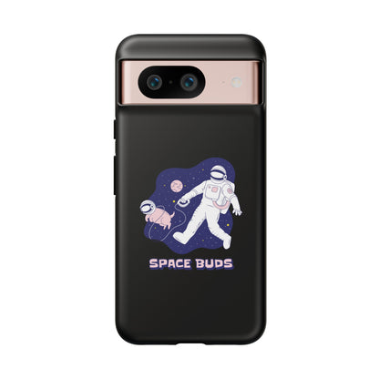 Buds Mobile Cases Funny Sci-Fi Astronaut & Dog Pixel Covers