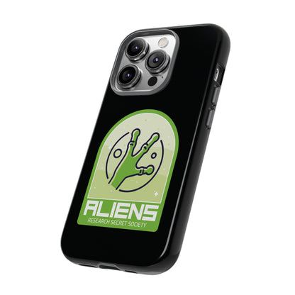 Aliens Research Secret Society UFO Sci-Fi iPhone Mobile Case