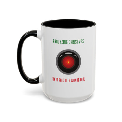 Analysing Christmas Funny HAL9000 Christmas Accent Mug-welovescifi.net