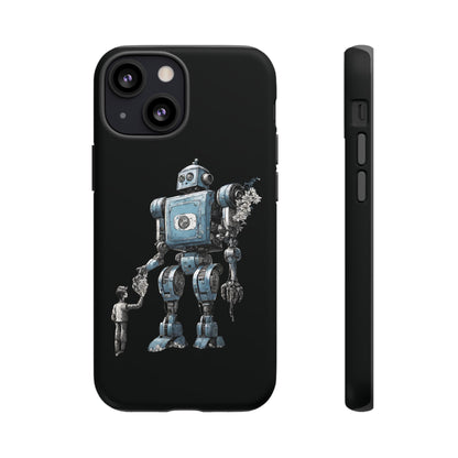 Flowers Robot SpaceArt Sci-Fi Tough iPhone Mobile Cases