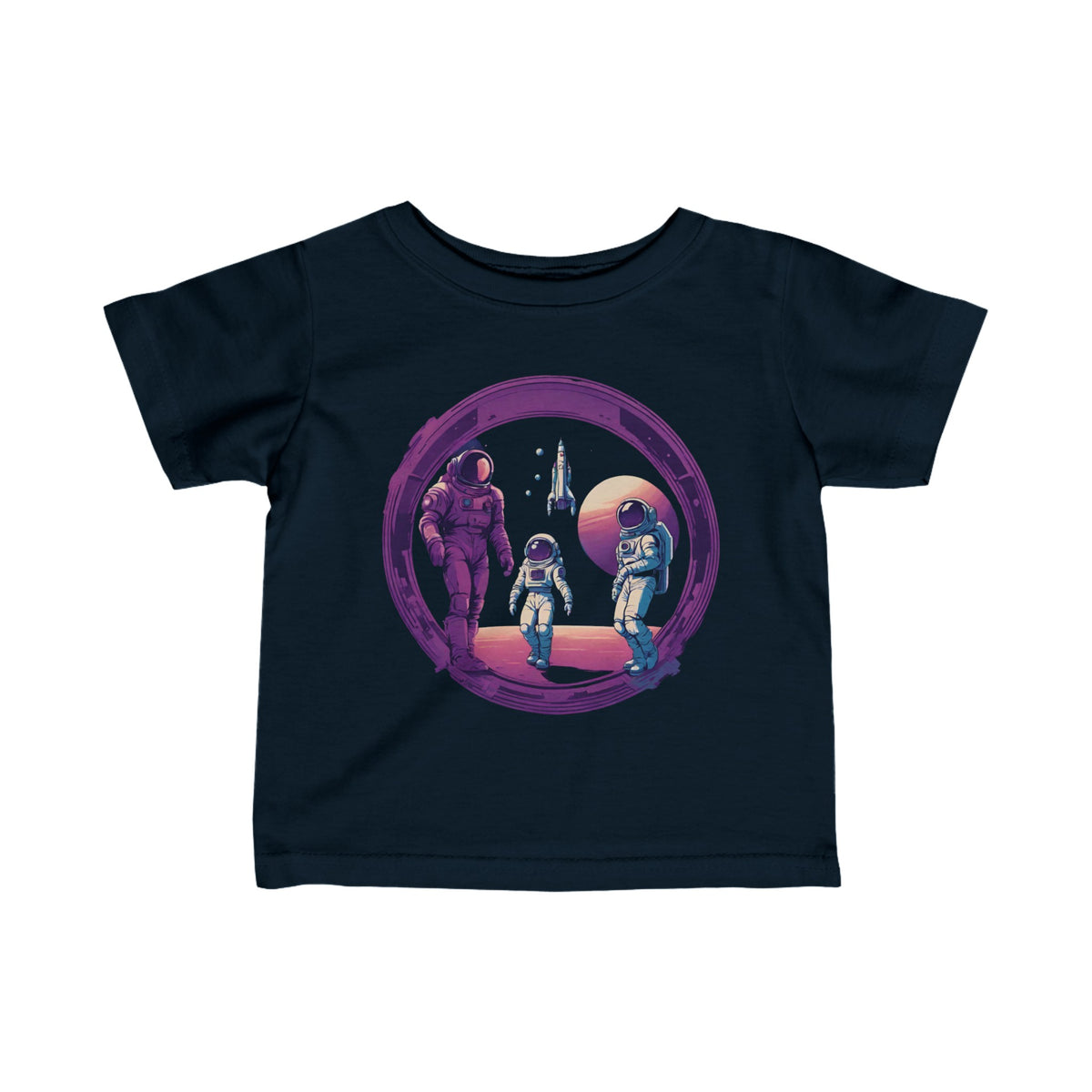 Family Business SpaceArt Infant SciFi Fine Jersey Tee