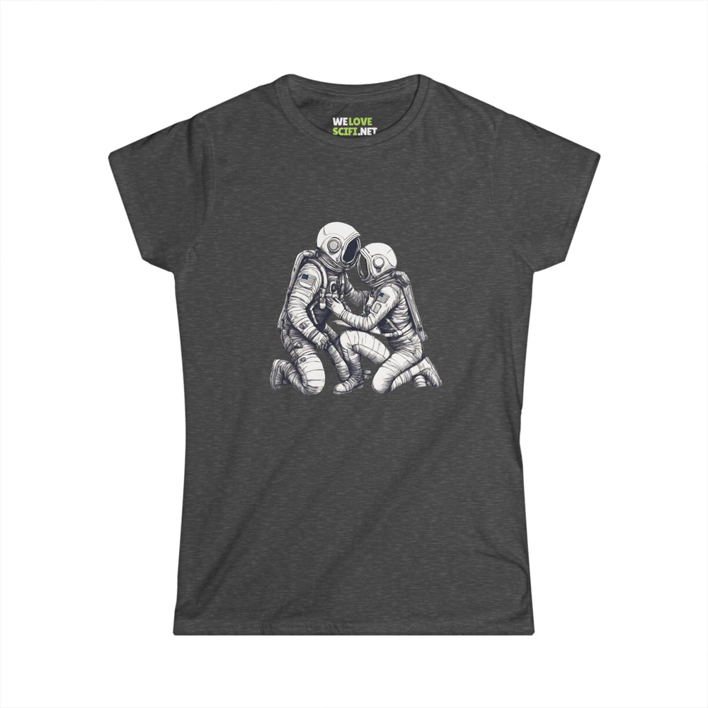 Here for You Space Art Sci-Fi Woman's Tee