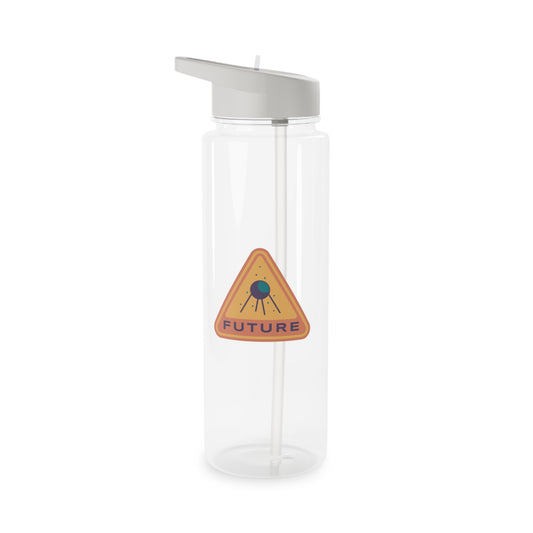 Future Retro Sign SciFi Tritan Water Bottle-welovescifi.net