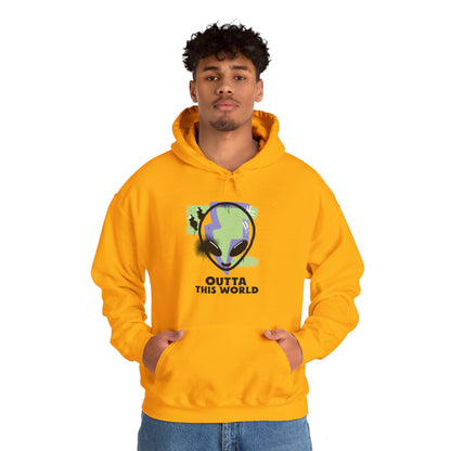 Grunge Alien Hoodie - Outta This World Style We Love Sci-Fi