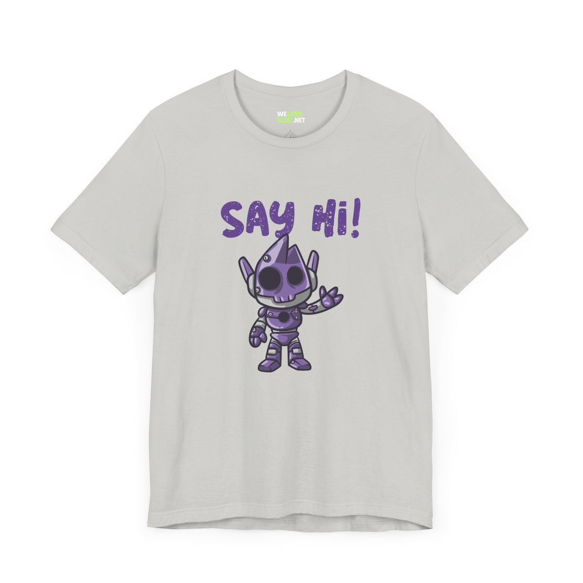 UFO t-shirt-Say Hi Funny UFO Sci-Fi T-Shirt We Love Sci-Fi