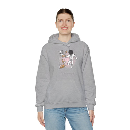 Space Pizza Hoodie - Astronaut Sci-Fi Hoodie | WeLoveSciFi