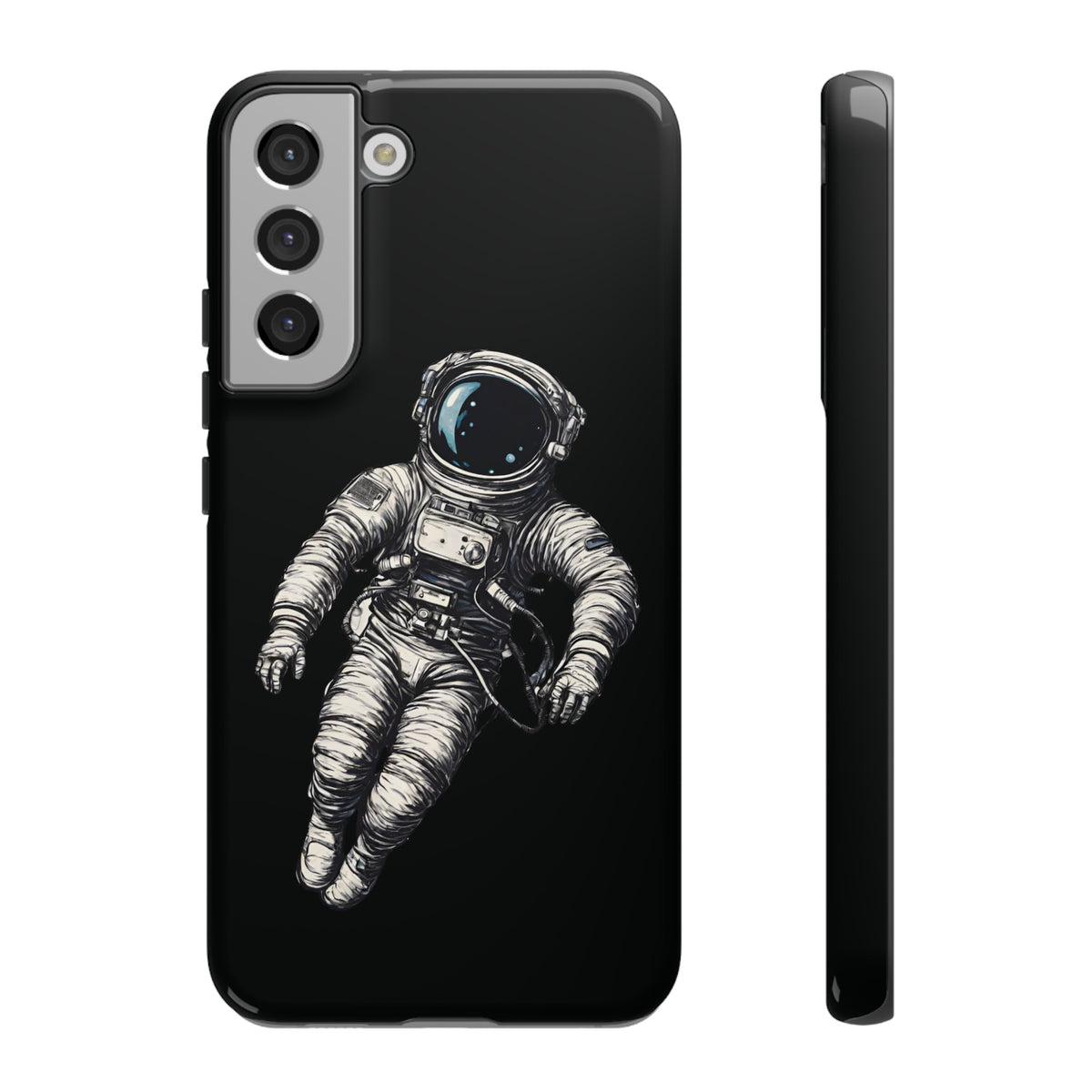 Floating Astronaut SpaceArt Tough Samsung Galaxy Mobile Case