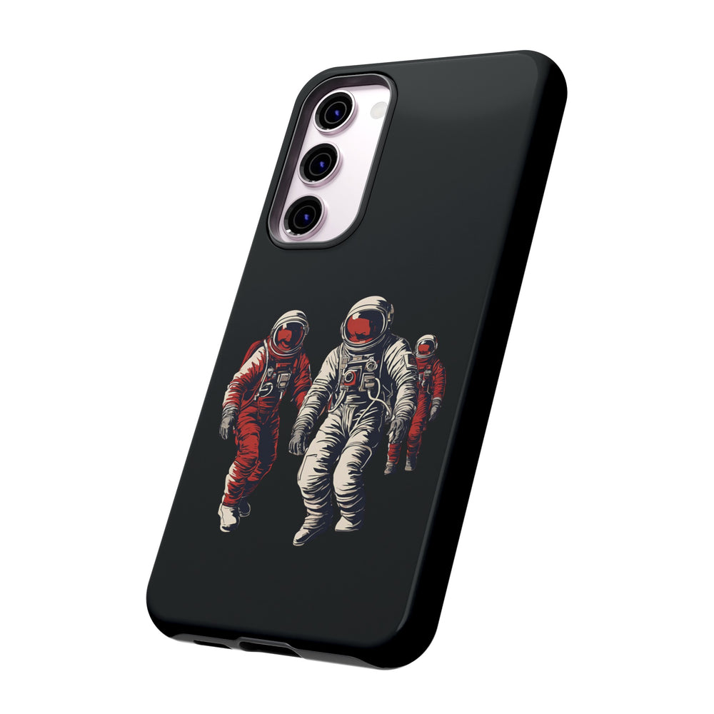 Astronauts In Red SpaceArt Tough Samsung Galaxy Mobile Cases