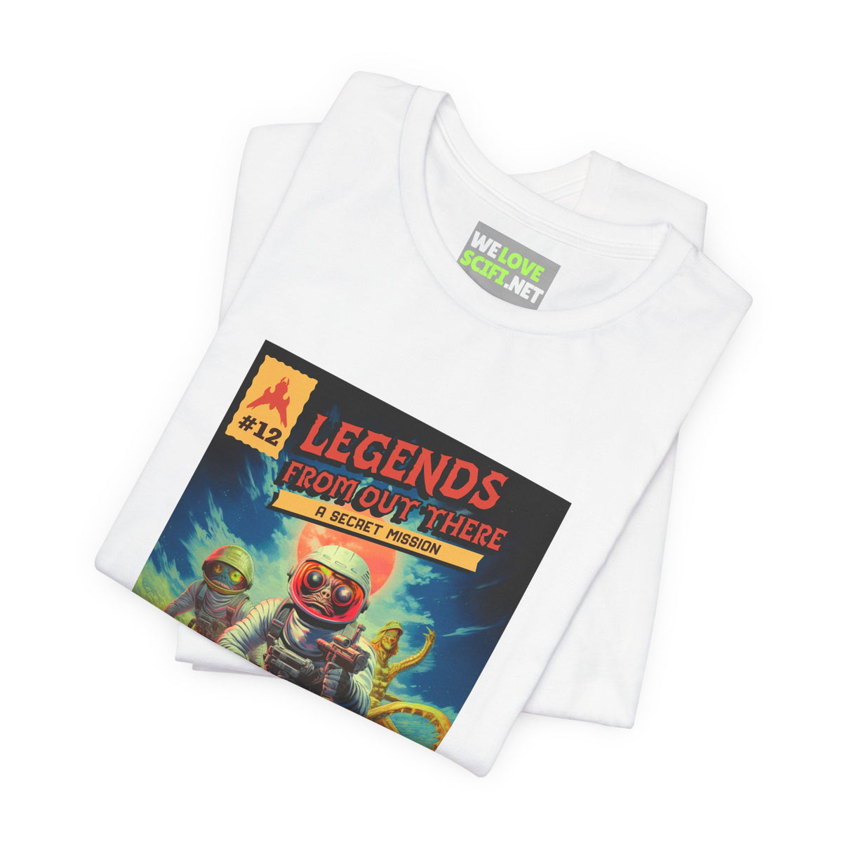 Retro Sci-Fi T-Shirt | Legends From Out There | WeLoveSciFi