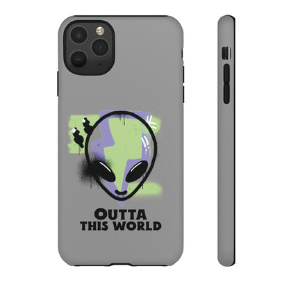 UFO iPhone Case Outta This World Sci-Fi Tough Mobile Cases