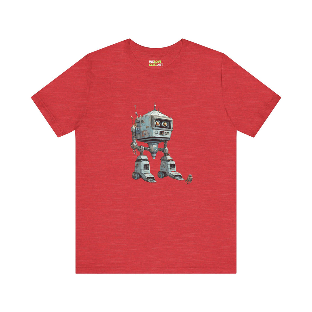 Get Out Of My Way Little Robot SpaceArt Sci-Fi T-Shirt