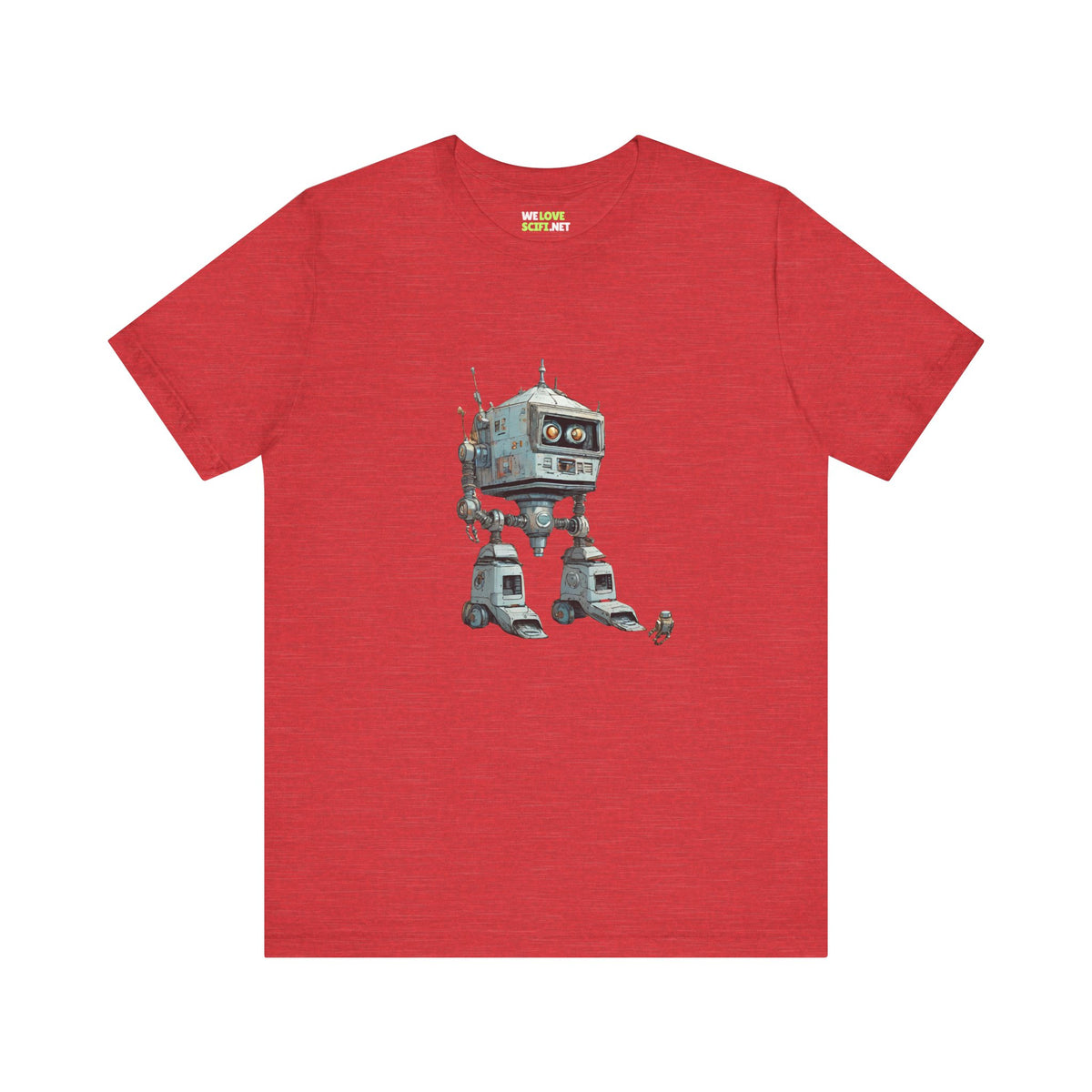 Get Out Of My Way Little Robot SpaceArt Sci-Fi T-Shirt