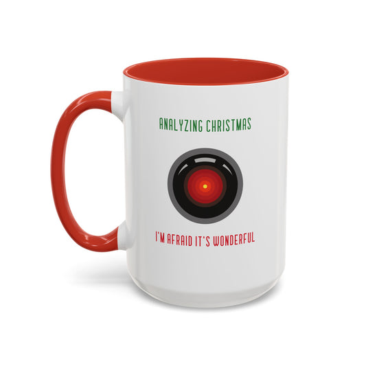 Analysing Christmas Funny HAL9000 Christmas Accent Mug-welovescifi.net