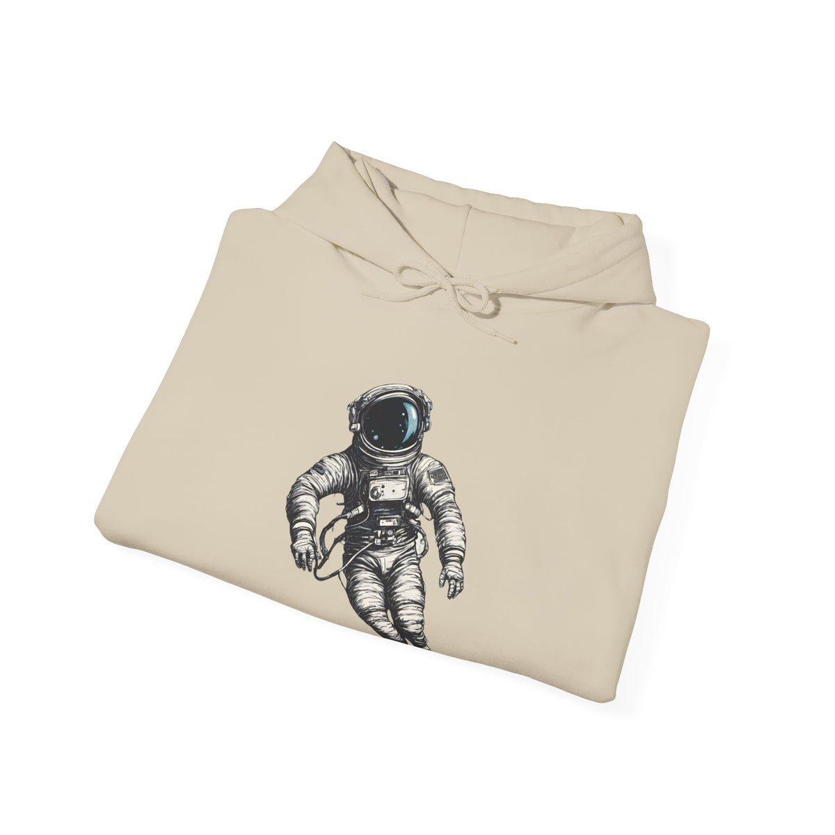 Floating Astronaut SpaceArt Sci-Fi Hoodie-welovescifi.net