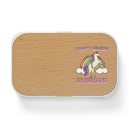 Unicorn Alien Lunch Box - I Don't Believe in Humans Bento