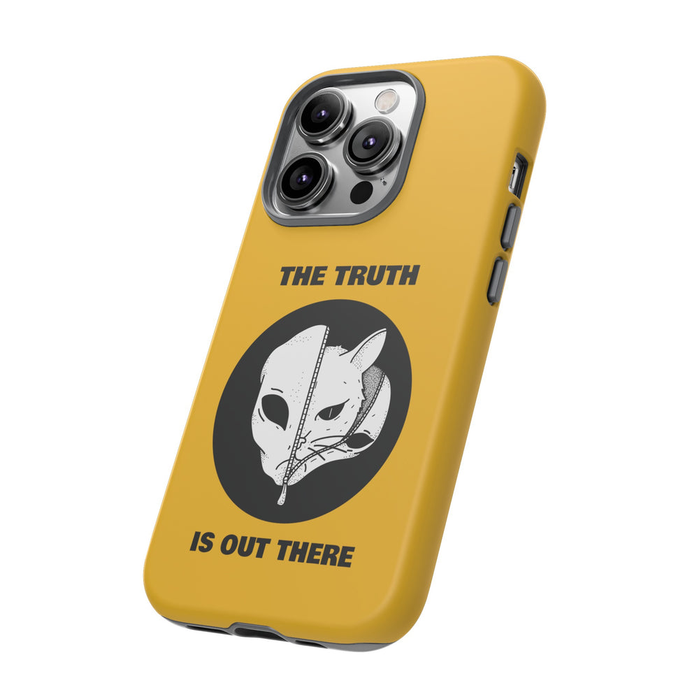 The Truth Is Outthere Funny Cat UFO Tough iPhone Mobile Cases-welovescifi.net