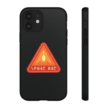 Space Age Retro Sci-Fi Tough iPhone Mobile Cases