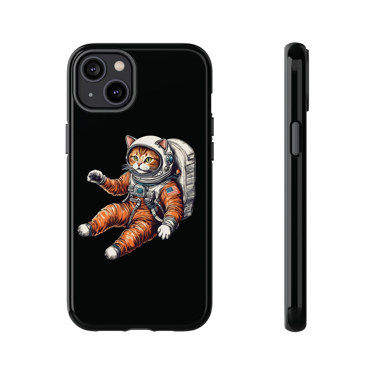 Redhead Spacecat iPhone Case - Tough Astronaut Mobile Cover