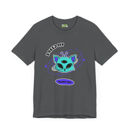 Alien Cat Sci-Fi T-Shirt | Unique UFO Design | WeLoveSciFi