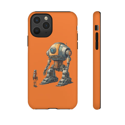 Robot Space Art iPhone Cases | Sci-Fi Tough Mobile Covers