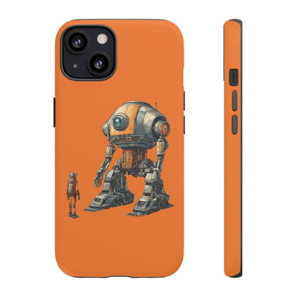 Robot Space Art iPhone Cases | Sci-Fi Tough Mobile Covers