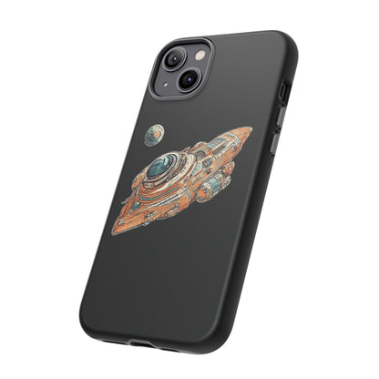 Durable Spaceship-76 Tough iPhone Cases