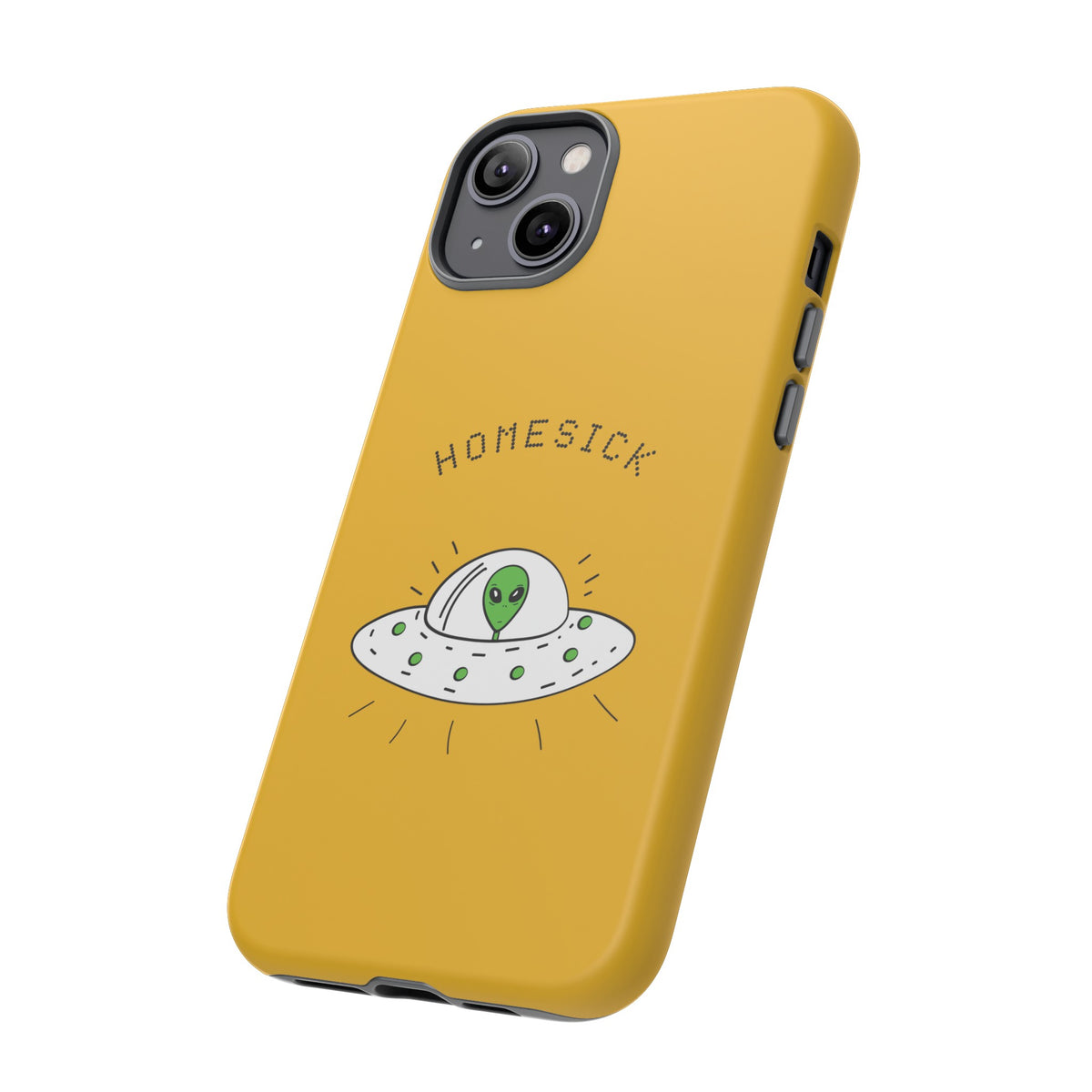 Funny UFO iPhone Cases Homesick Sci-Fi Tough Mobile Covers