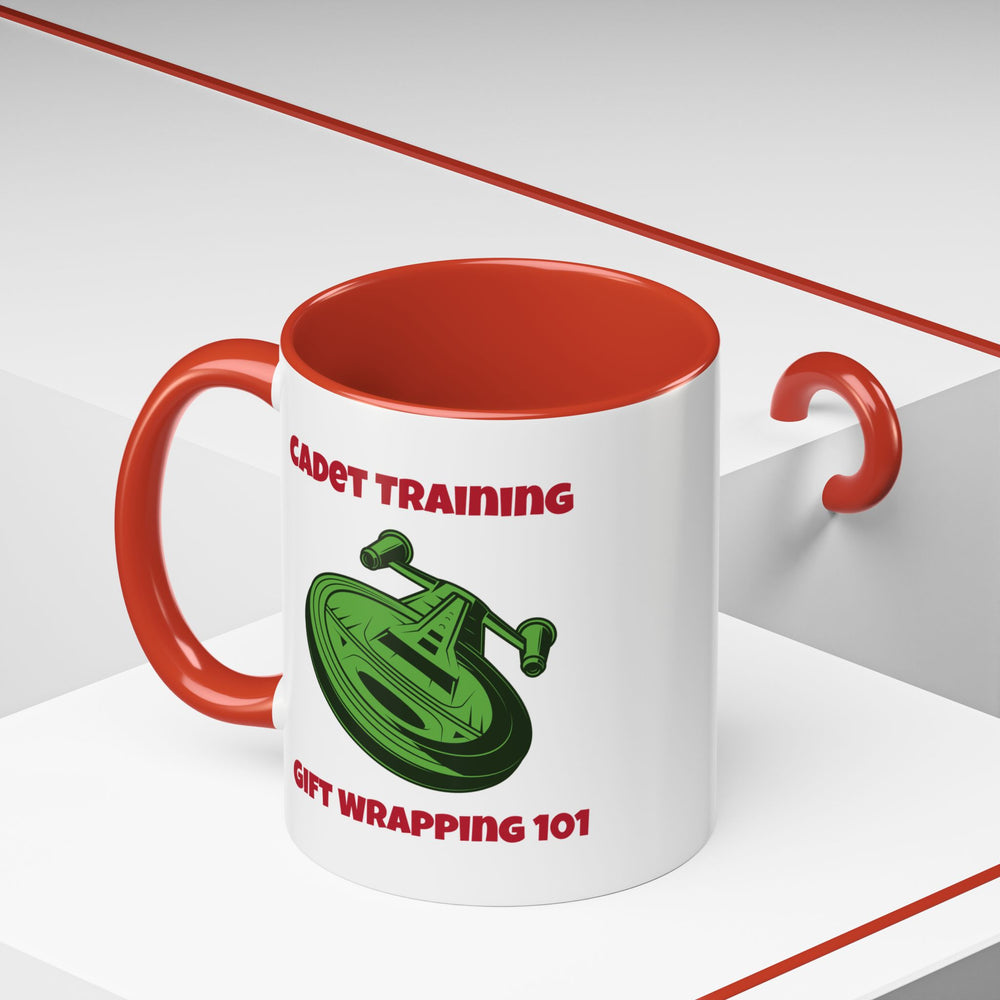 Cadet Training SciFi Funny Christmas Accent Mug-welovescifi.net