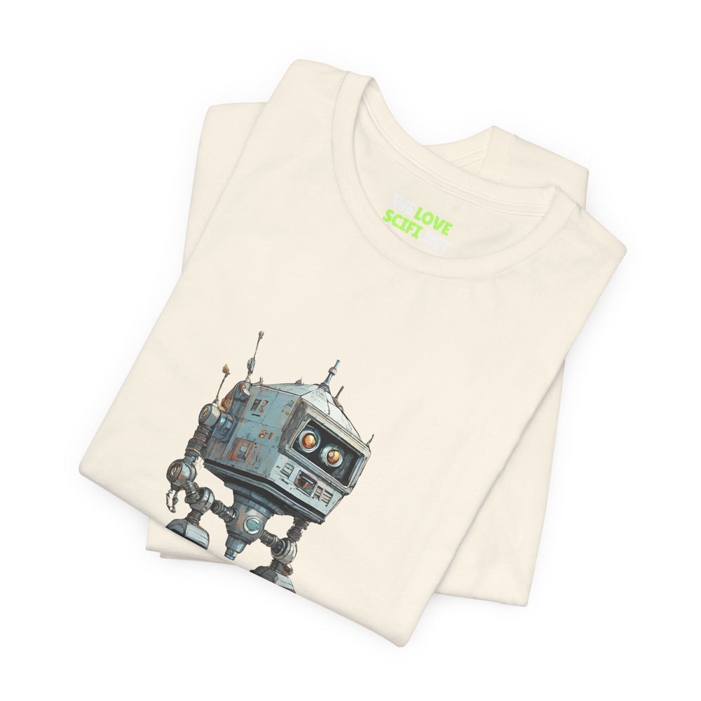 Get Out Of My Way Little Robot SpaceArt Sci-Fi T-Shirt