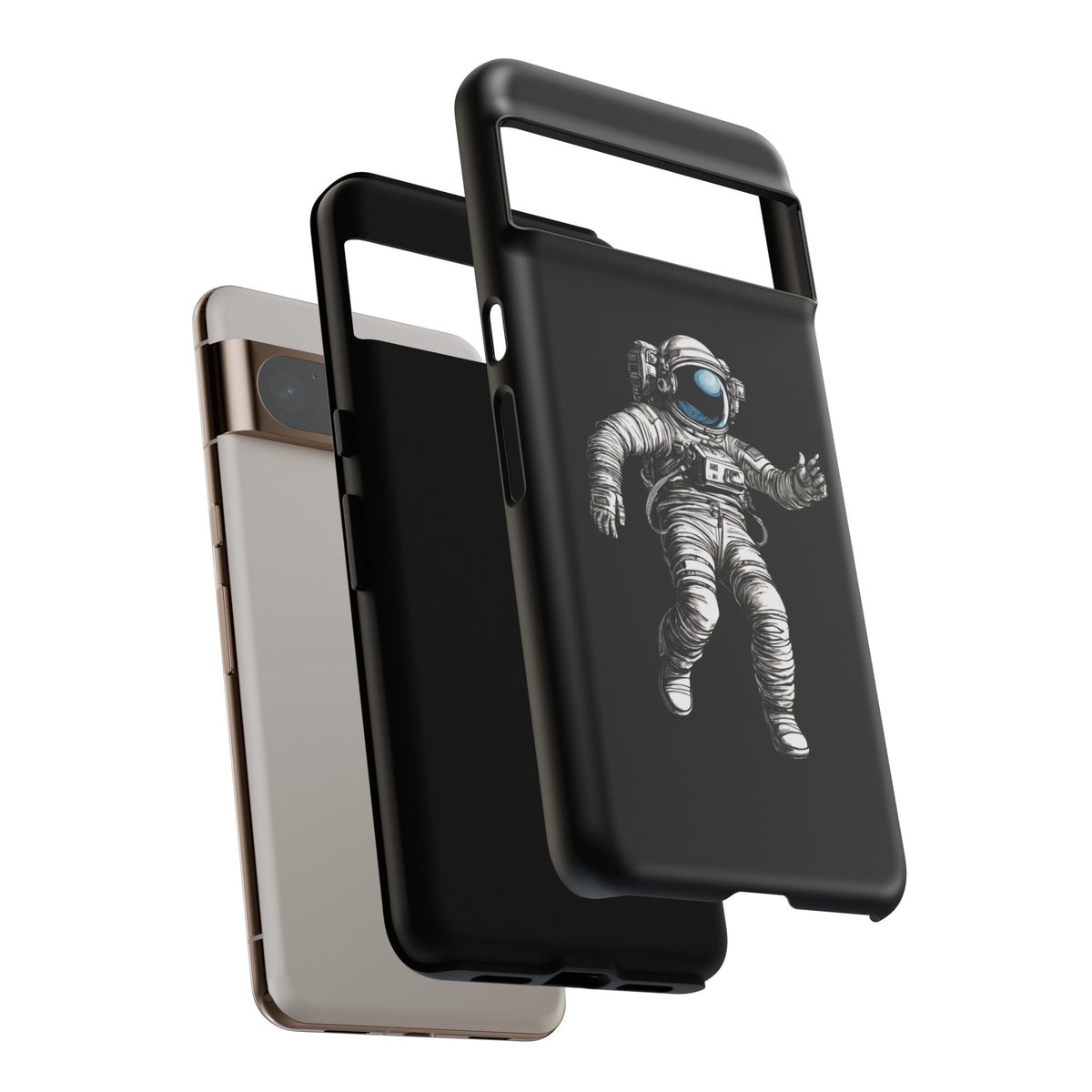 Space Art Astronaut Pixel Cases